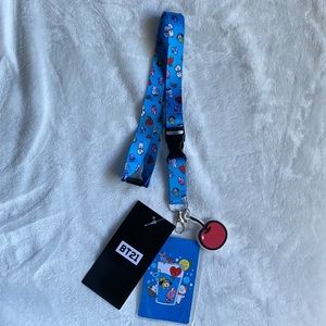 BT21, BTS cherry lanyard